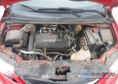 2017 Chevrolet Sonic Lt Auto из США, поврежденный, VIN 1G1JD5SG5H4125654